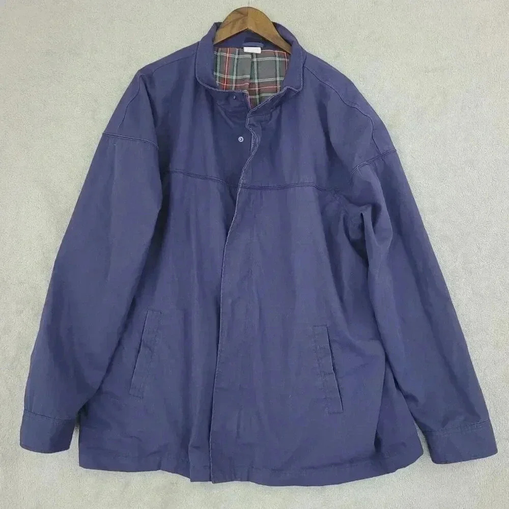 Haband Mens Navy Jacket XL Polyester Lined With Pockets 1PT